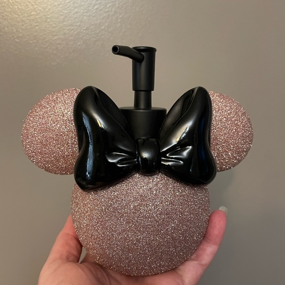 Disney Bath Disneys Minnie Mouse Soap Dispenser Pink Glitter Poshmark